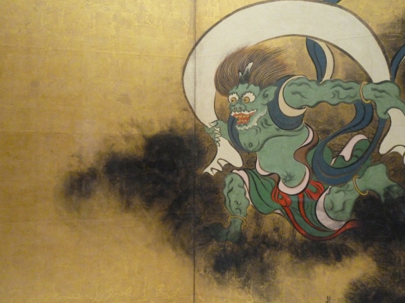 Portrait of Fūjin (風神), the Shinto wind god